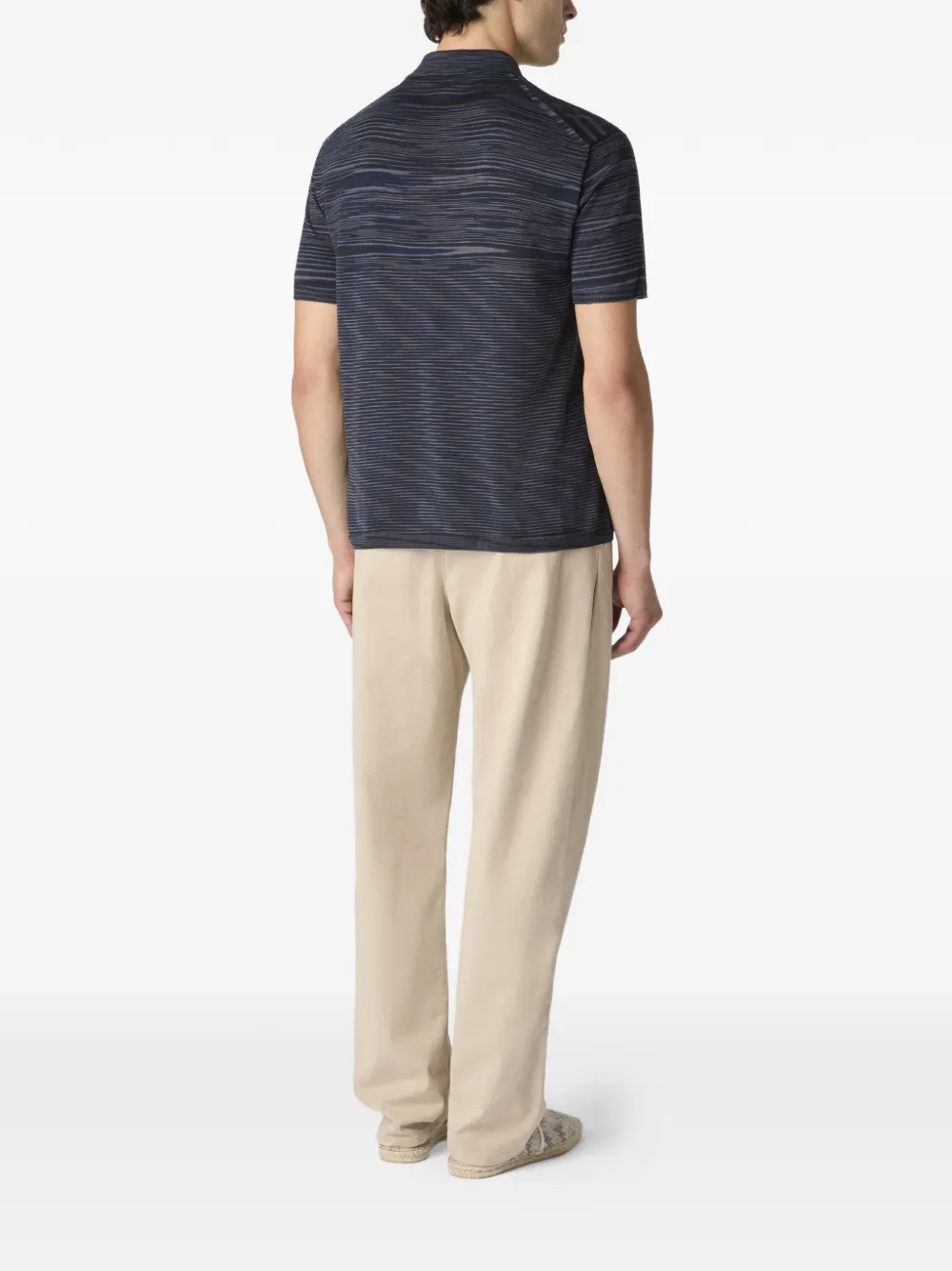 Missoni Gestreept poloshirt Blauw
