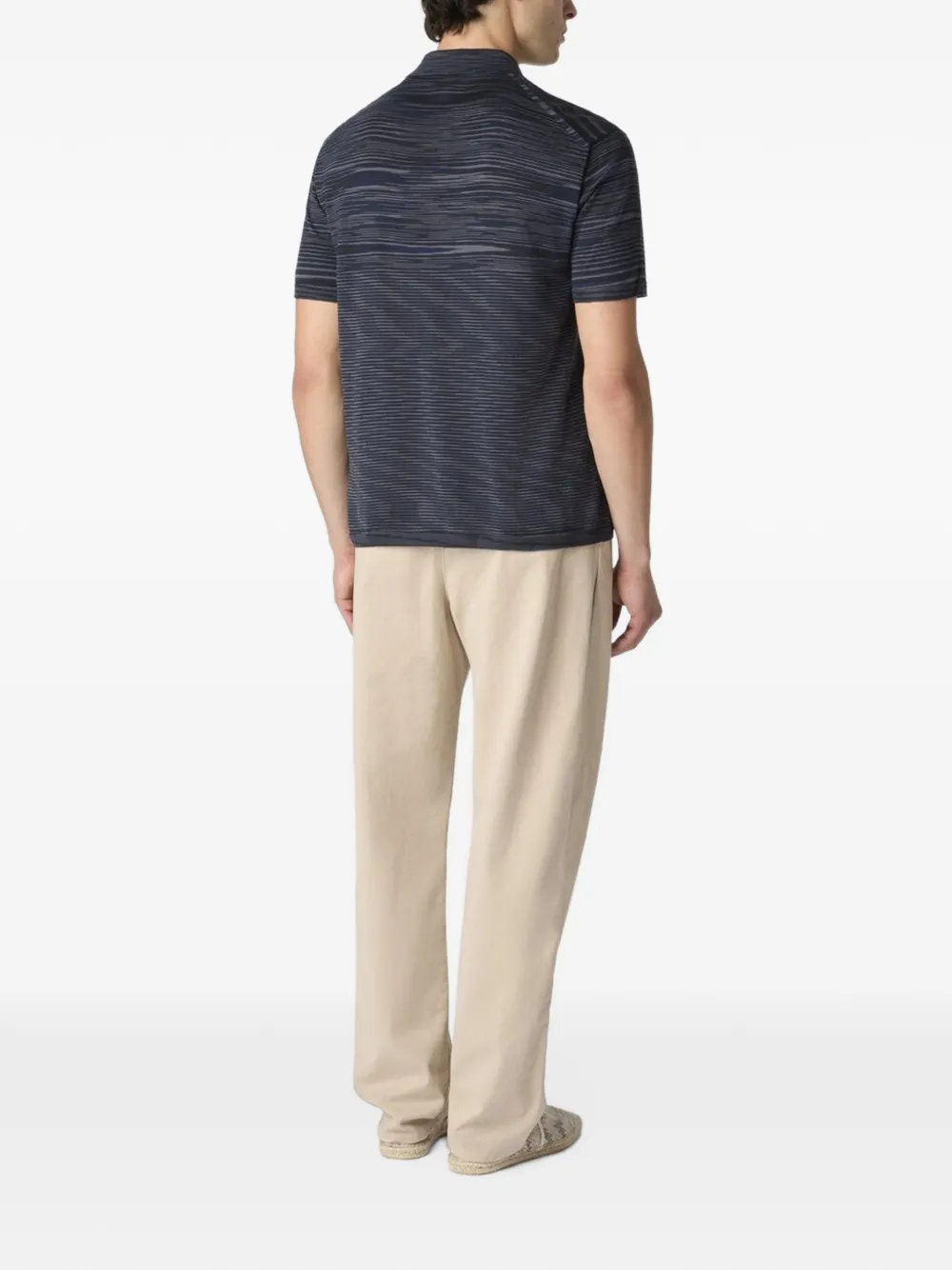Missoni Gestreept poloshirt Blauw