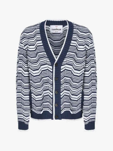 Missoni V-neck striped-pattern cardigan
