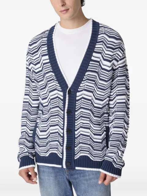 Missoni cárdigan con motivo de rayas y cuello en V