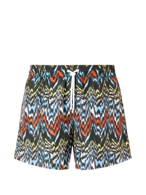 Missoni zigzag-pattern swim shorts