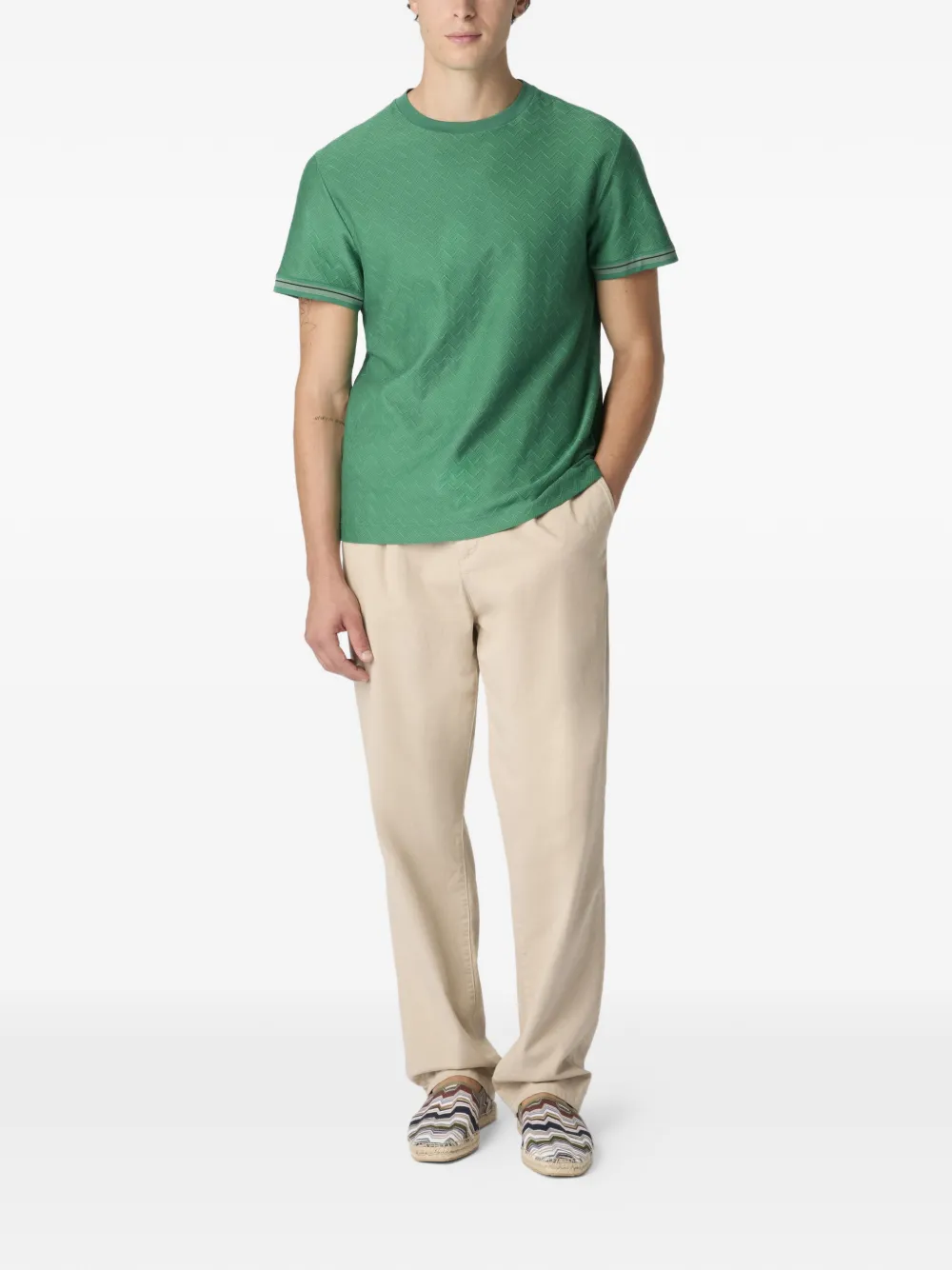  Missoni Zigzag-pattern T-shirt - Green 