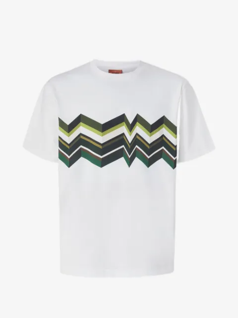 Missoni zigzag-print-detail T-shirt