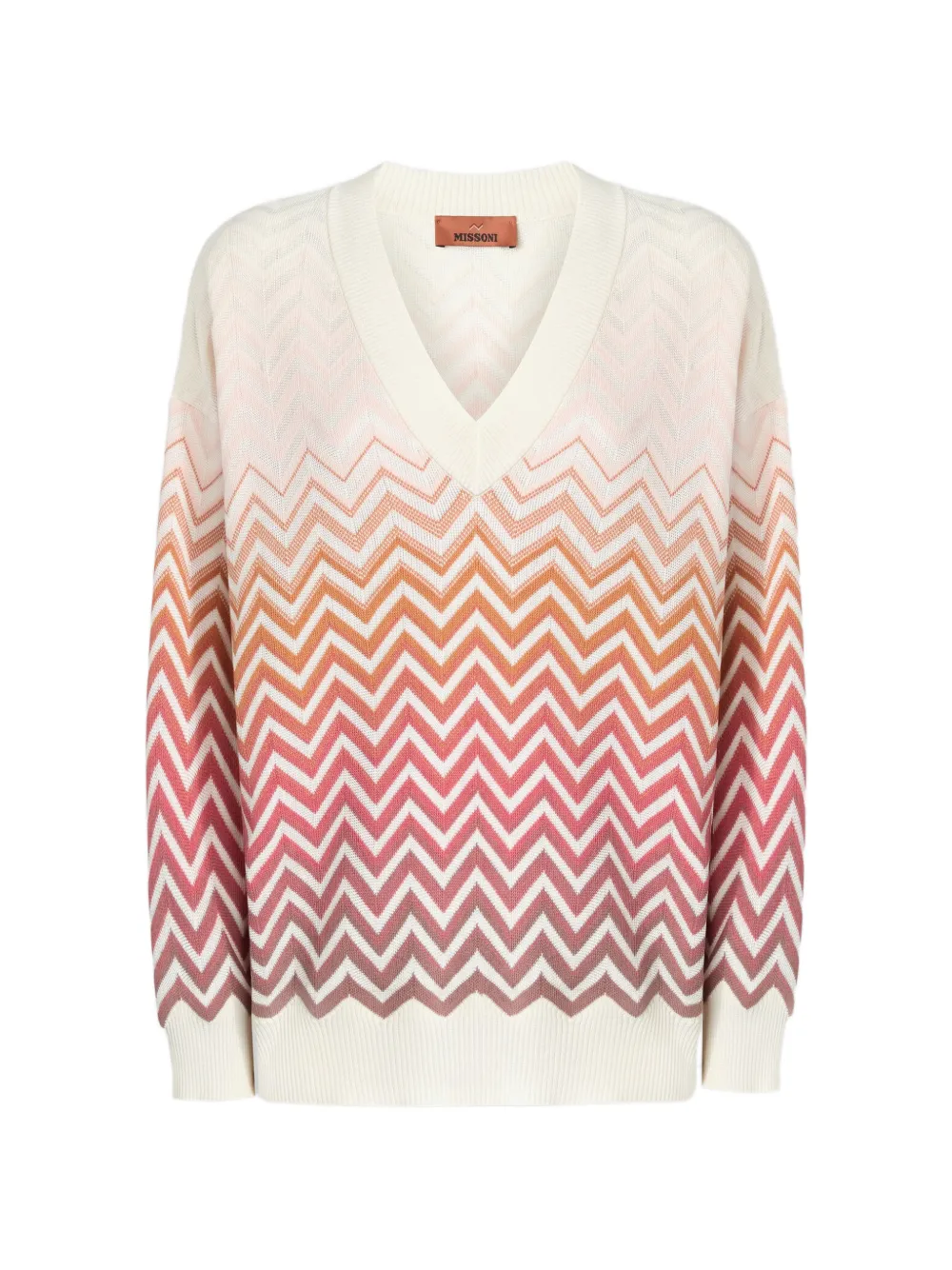 Missoni V-neck chevron knitwear - Toni neutri