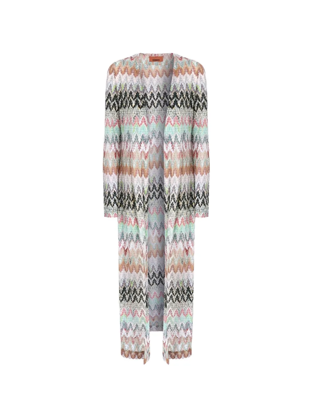 Missoni zigzag pattern coat - Toni neutri
