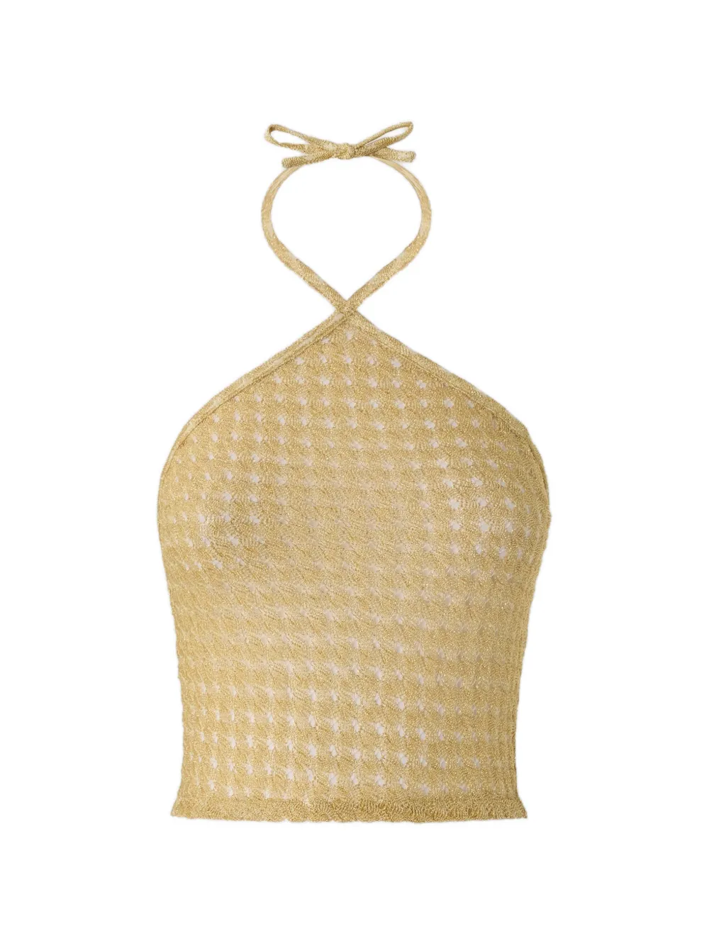 Missoni crochet halterneck top - Toni neutri