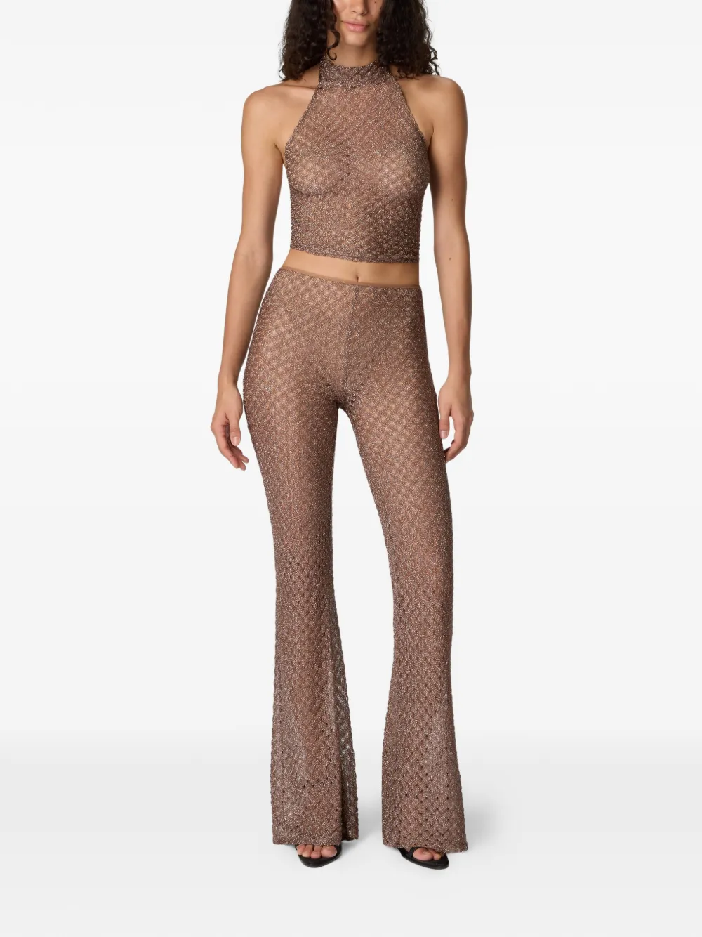  Missoni Halterneck Beach Top - Brown 