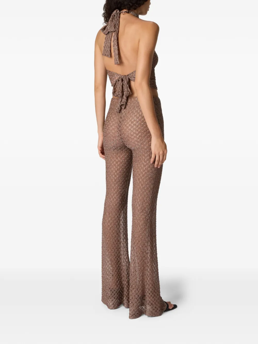  Missoni Halterneck Beach Top - Brown 