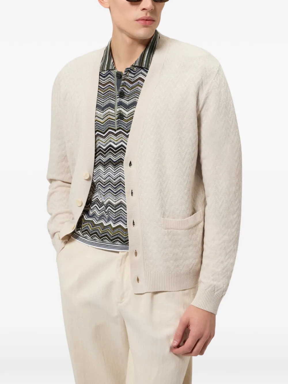 Missoni Vest met textuur Beige