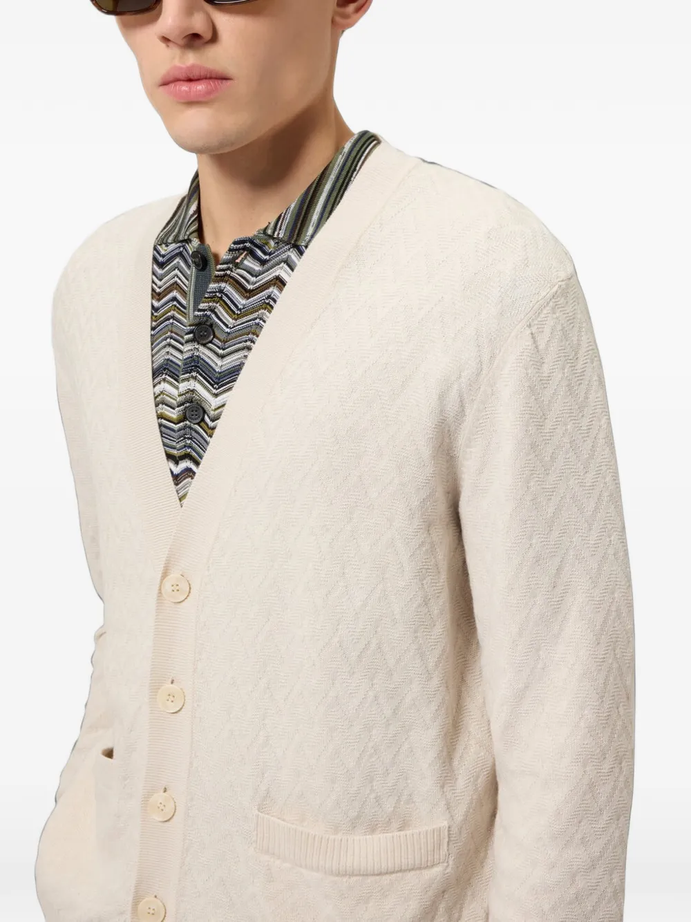 Missoni Vest met textuur Beige