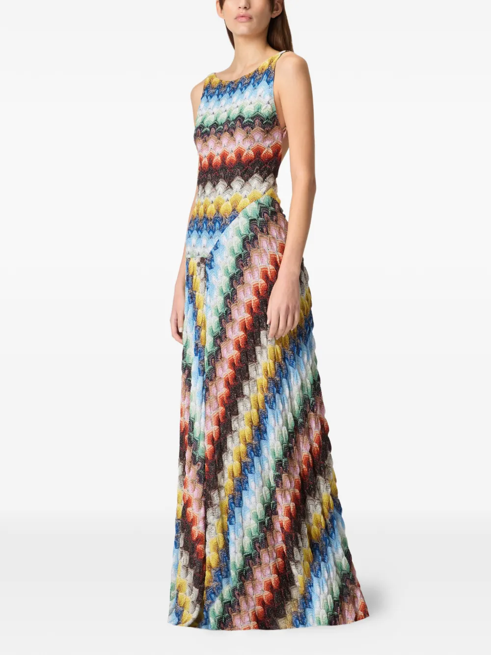 Missoni Mouwloze jurk - Blauw
