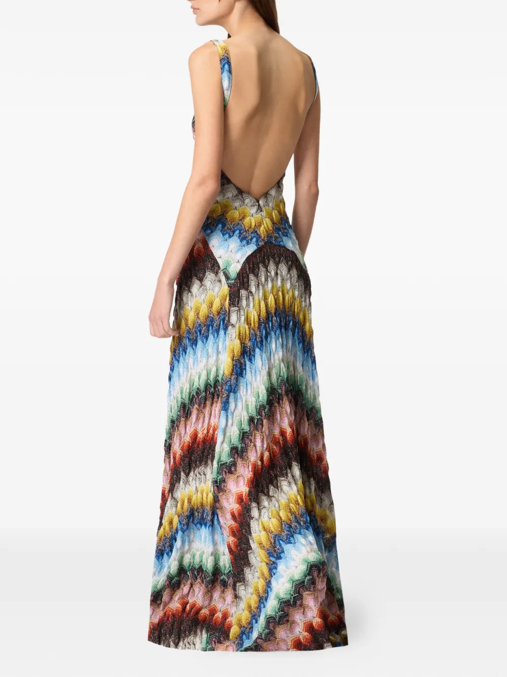 Missoni Mouwloze jurk Blauw