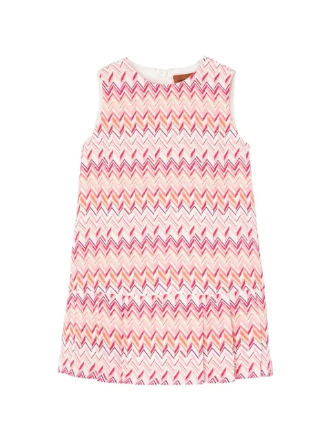Missoni Kids zigzag-print sleeveless dress