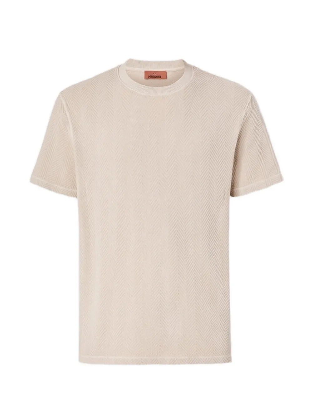 Missoni herringbone T-shirt - Nude