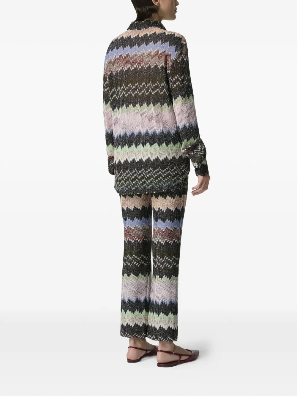  Missoni Snake-pattern Shirt - Brown 