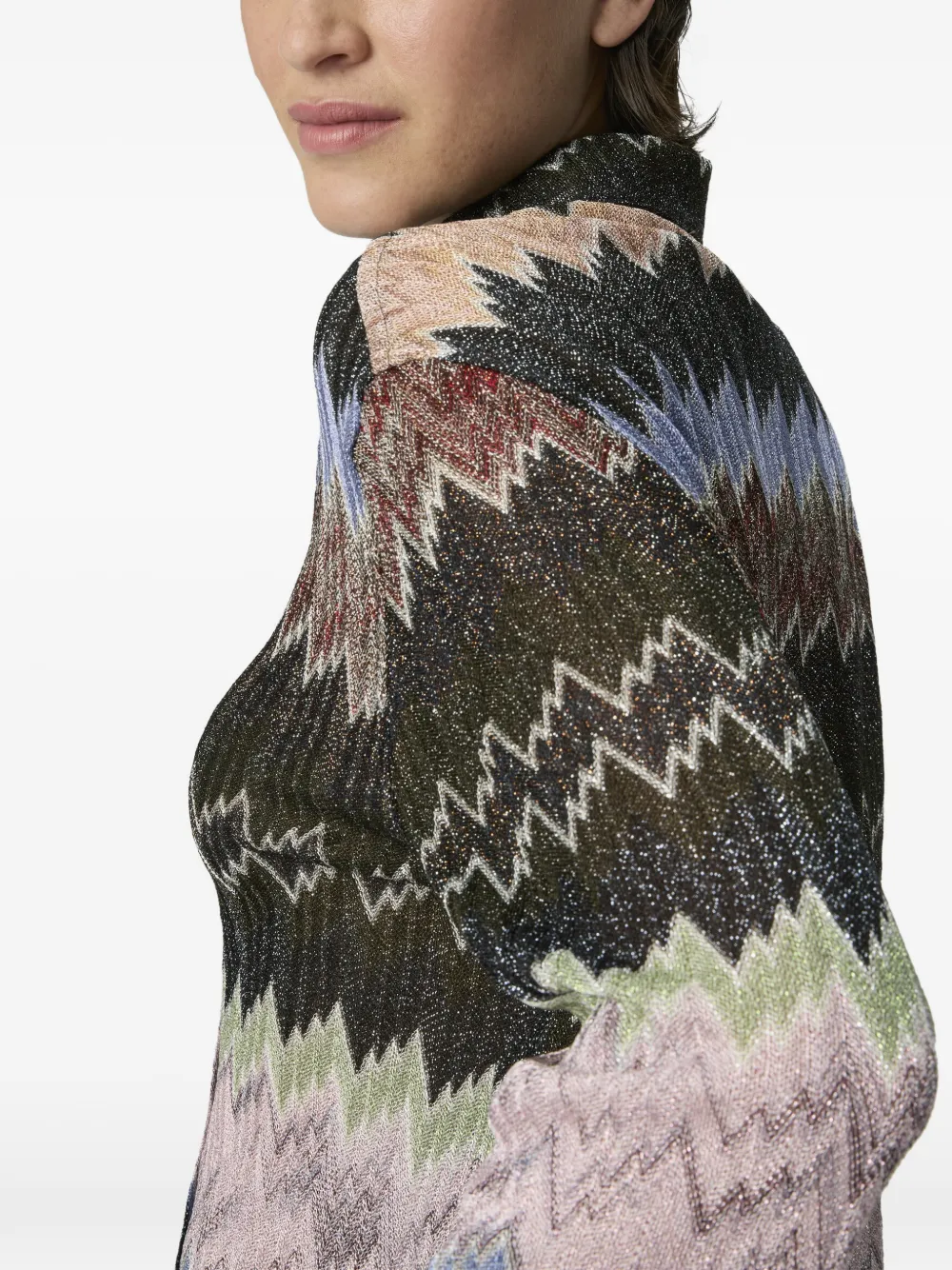 Missoni Blouse met slangen patroon Bruin