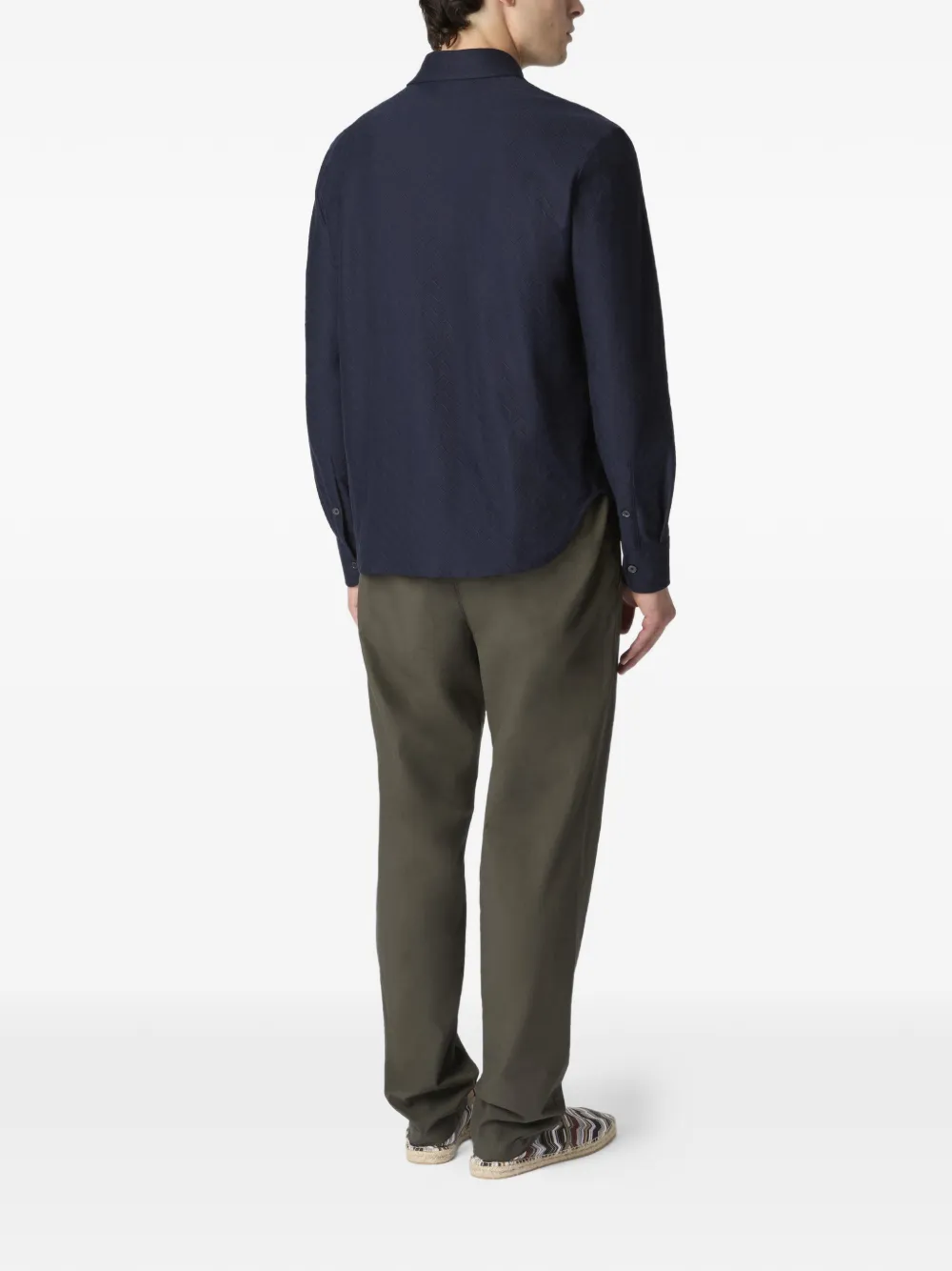  Missoni Zigzag-pattern Shirt - Blue 
