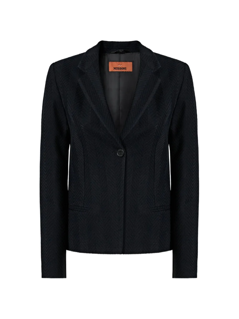 Missoni zigzag-pattern blazer - Nero