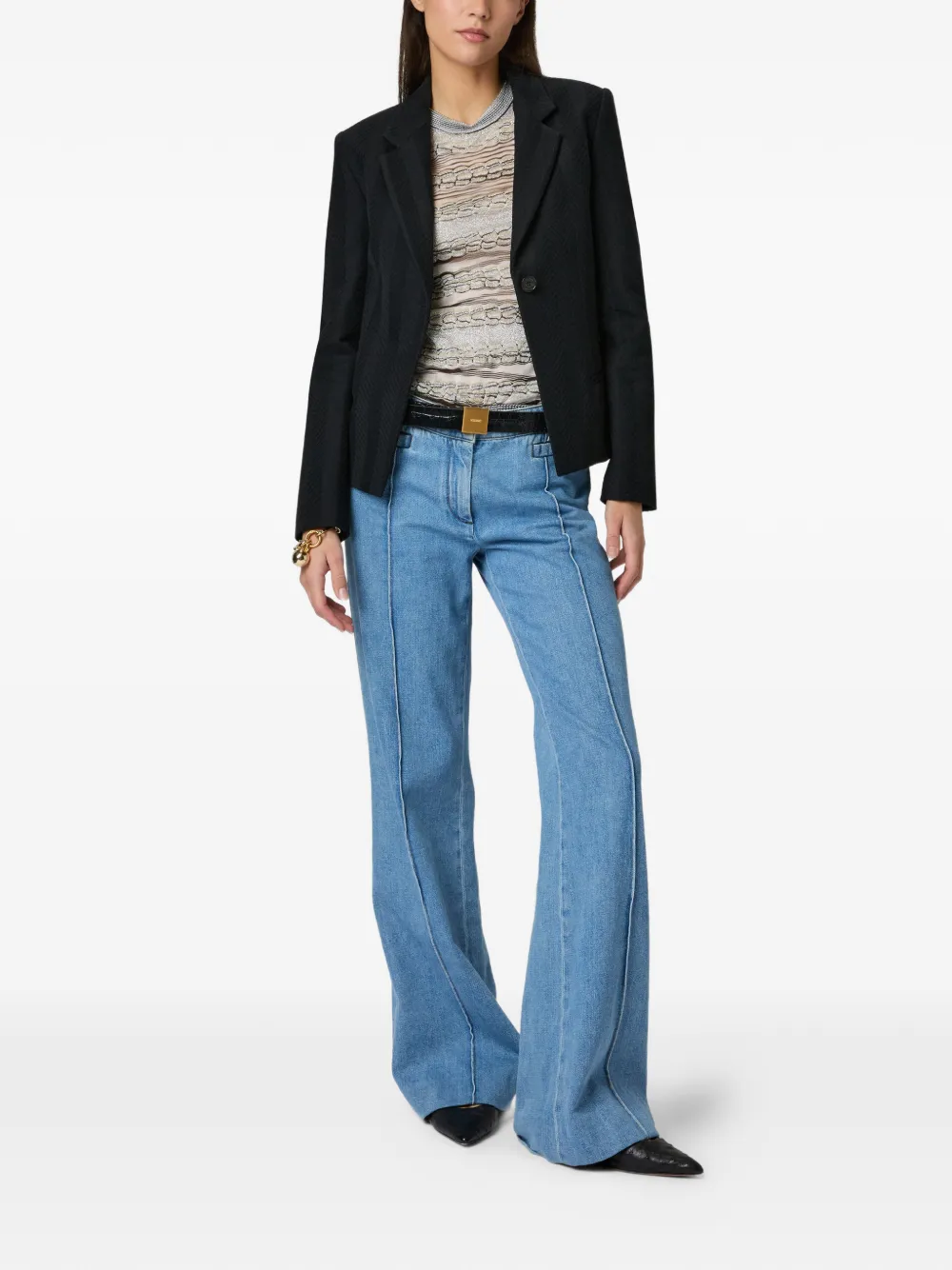  Missoni Zigzag-pattern Blazer - Black 