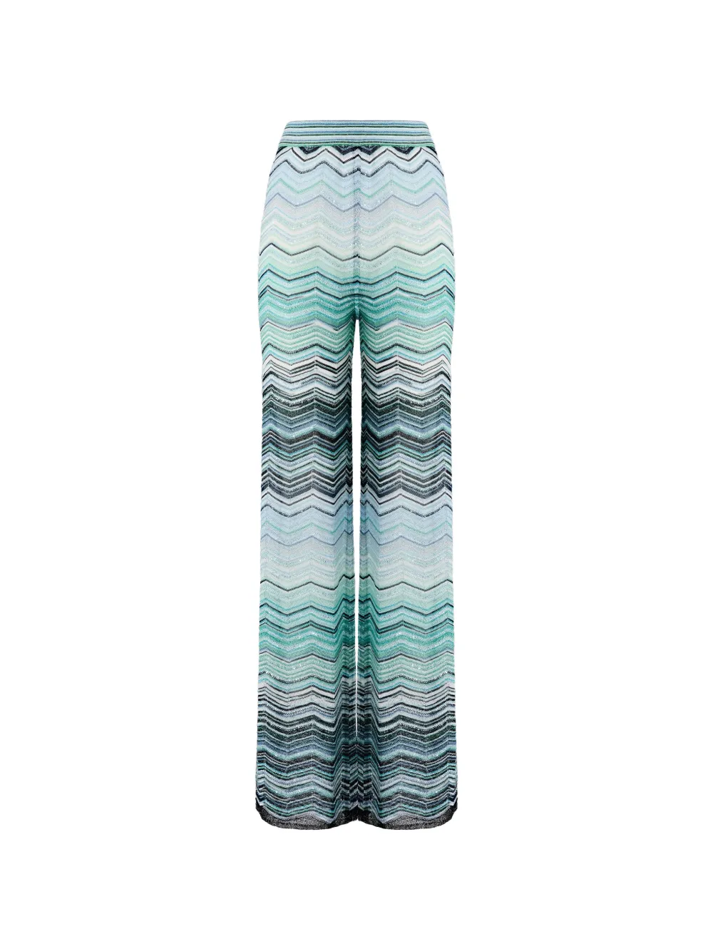 Missoni chevron-pattern trousers - Blu