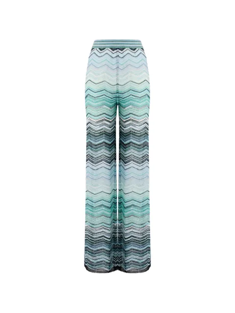Missoni chevron-pattern trousers