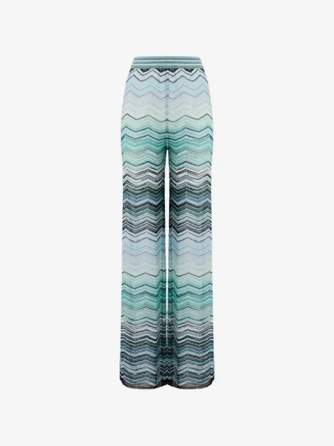 Missoni chevron-pattern trousers