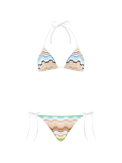 Missoni bikini in pure viscose with greek motif