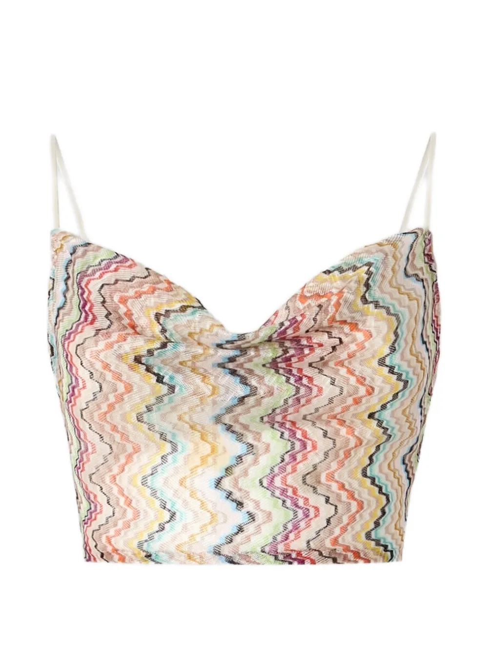Missoni printed scarf-style top - Neutrals