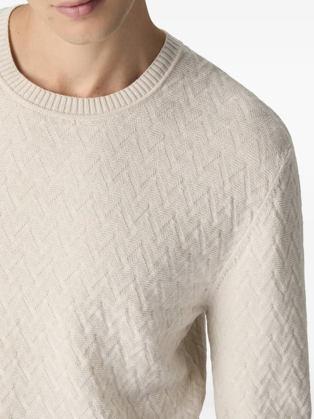 Missoni Trui met ronde hals Beige