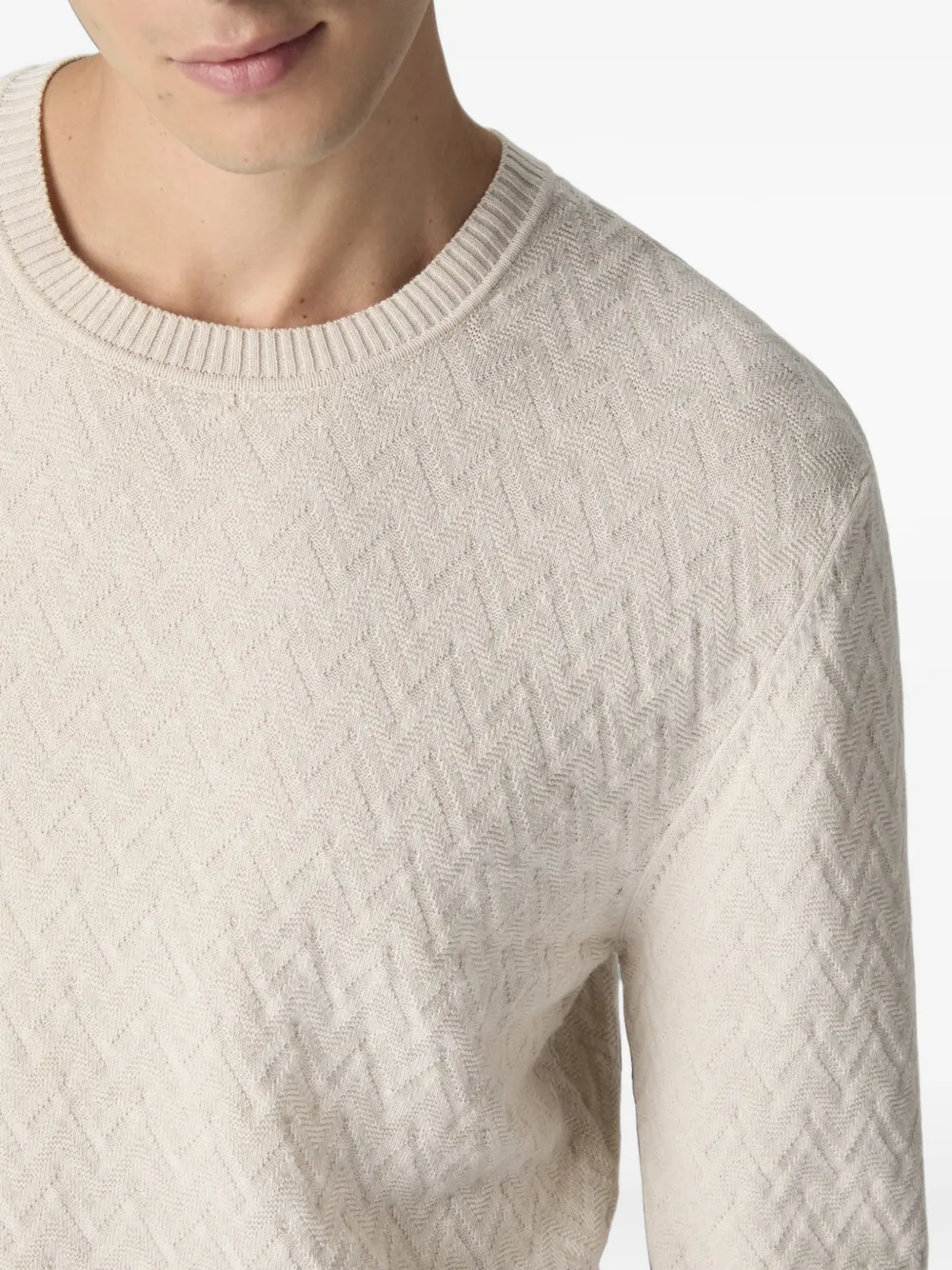 Missoni Trui met ronde hals Beige