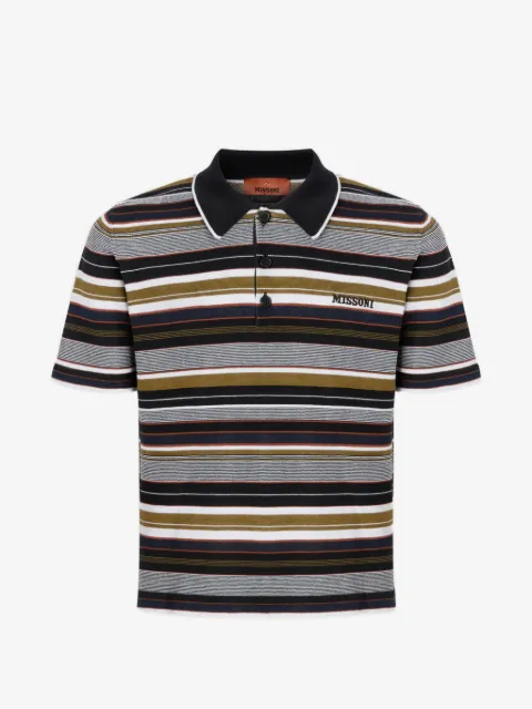 Missoni logo-embroidered polo shirt