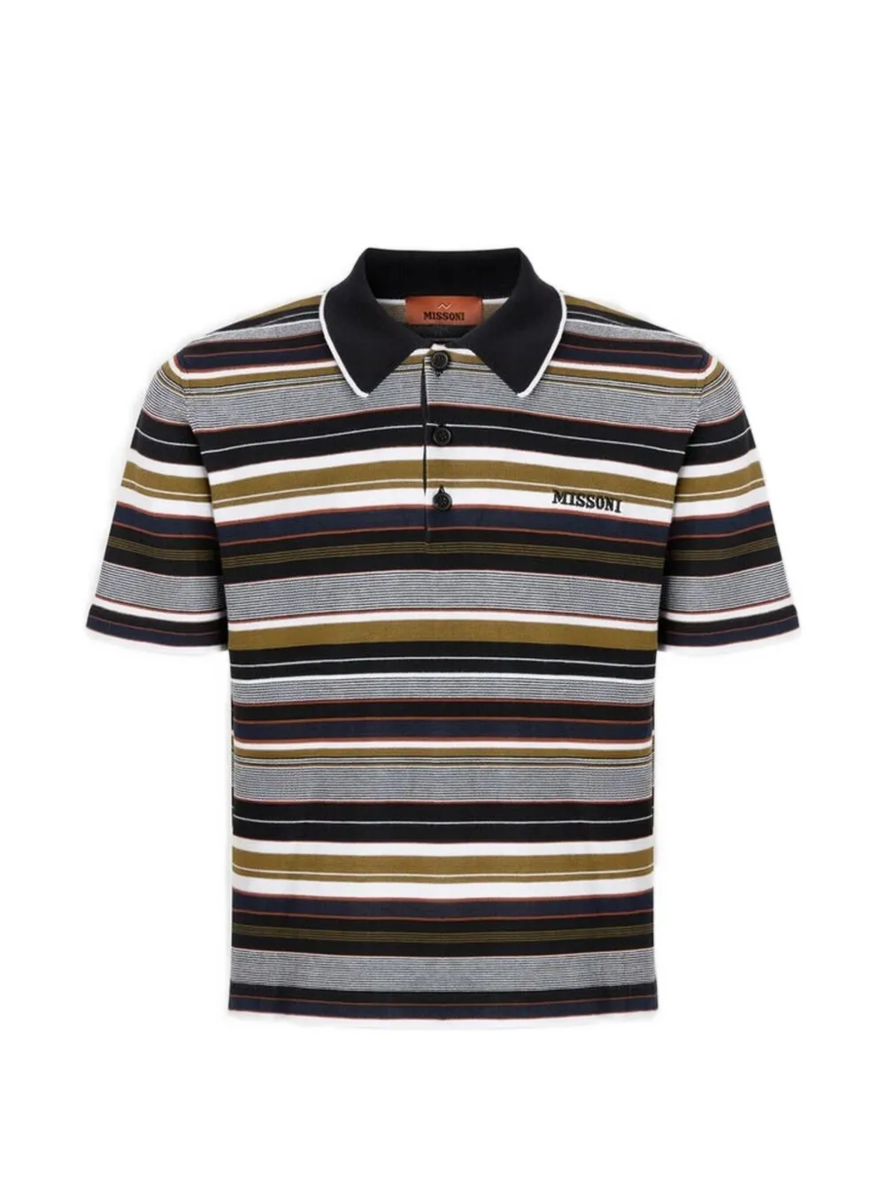 Missoni Poloshirt met geborduurd logo Grijs