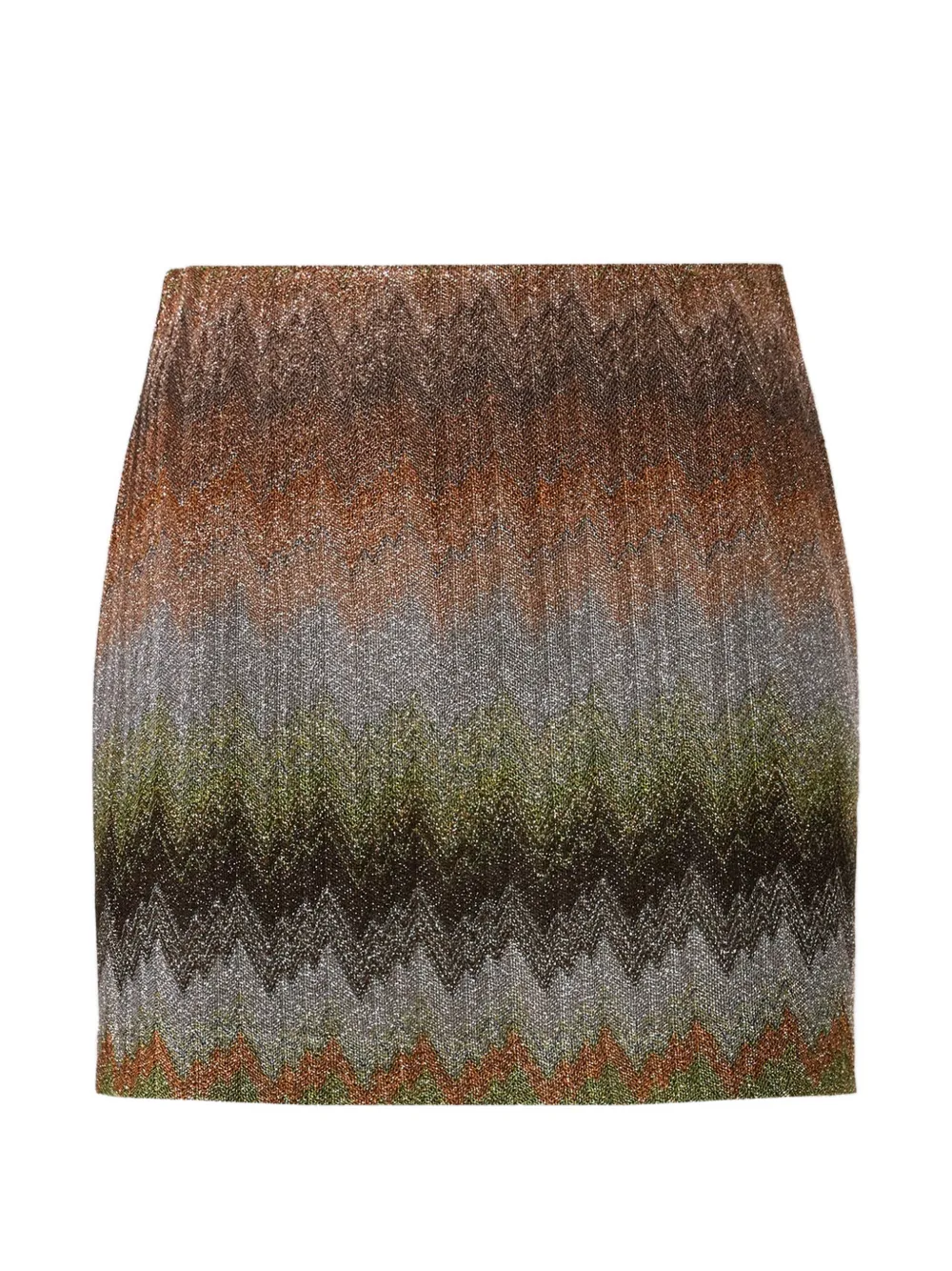 Missoni zigzag mini skirt - Marrone