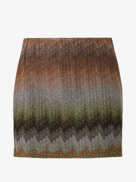 Missoni mini-nederdel med zigzag-mønster