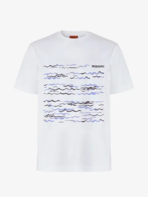 Missoni wave-print T-shirt