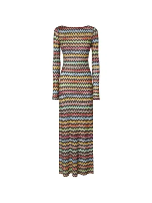 Missoni ジグザグパターン リゾートワンピース | マルチカラー