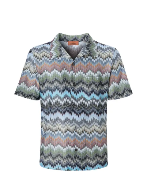 Missoni zig-zag short-sleeve shirt