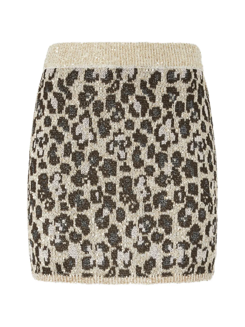 Missoni animal-print mini skirt - Toni neutri