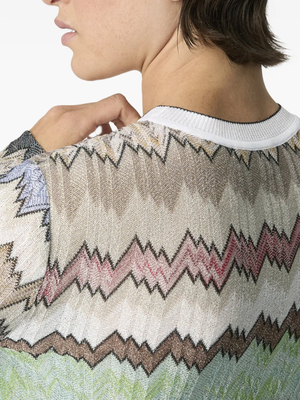 Missoni Trui met chevron patroon Beige