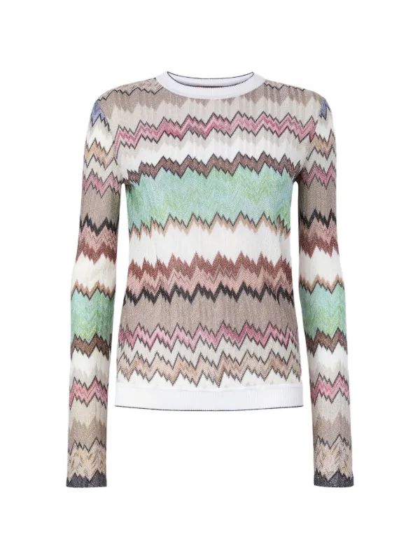 Missoni Chevron-pattern Sweaters in Neutrals