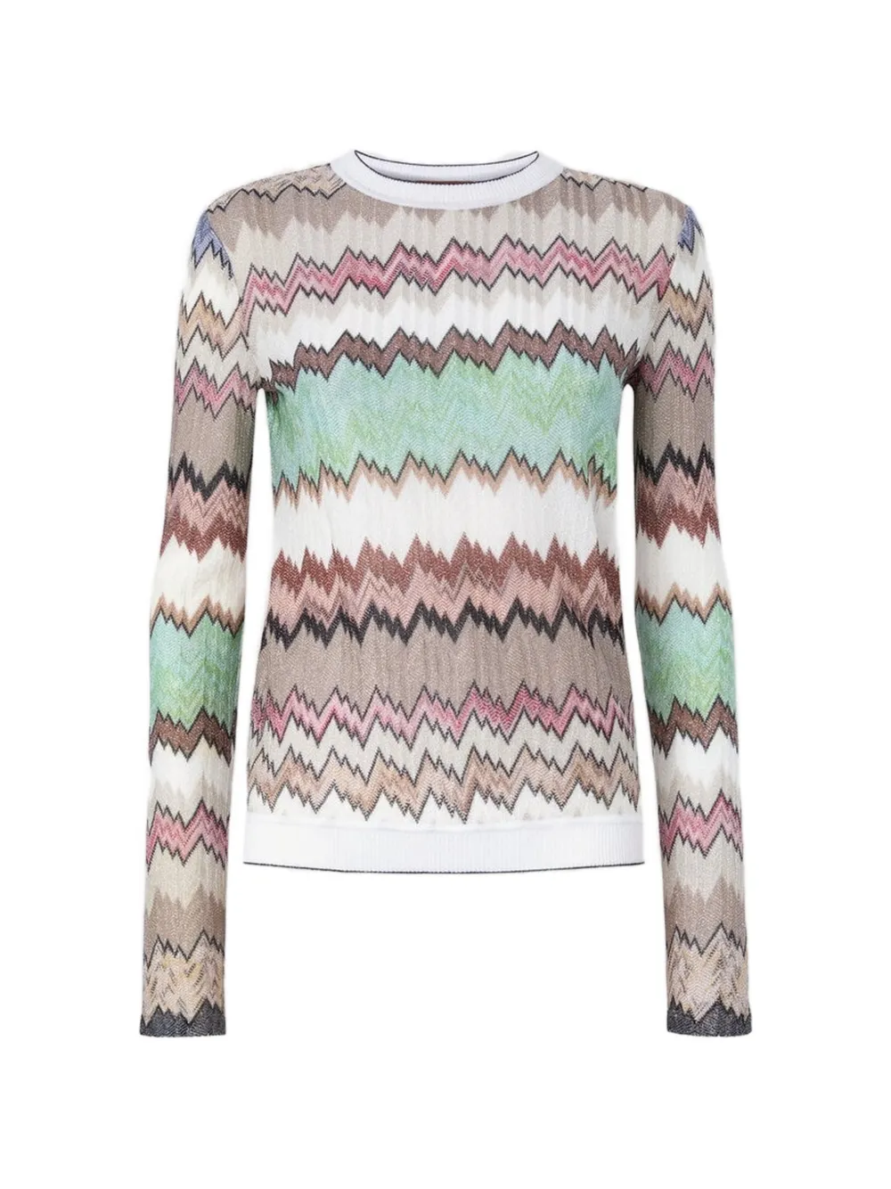Missoni Trui met chevron patroon Beige