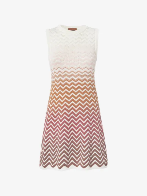 Missoni Chevron sleeveless mini dress