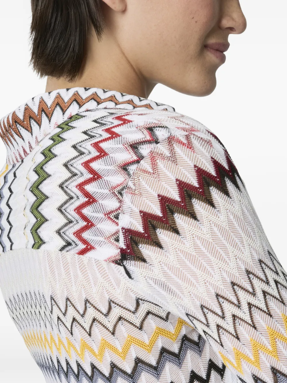 Missoni Shirt met zigzag-patroon Wit