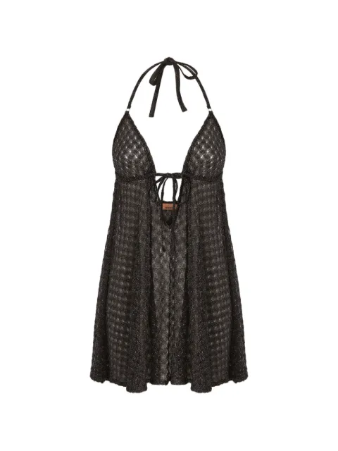 Missoni spiderwebmotif beach dress