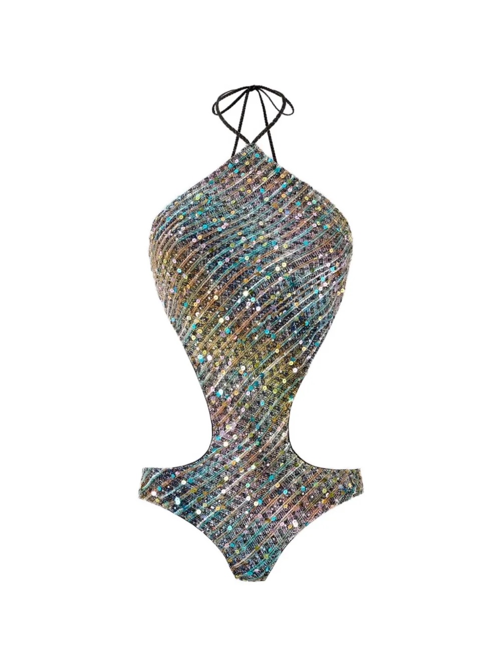 Missoni Costume da bagno con paillettes - Nero