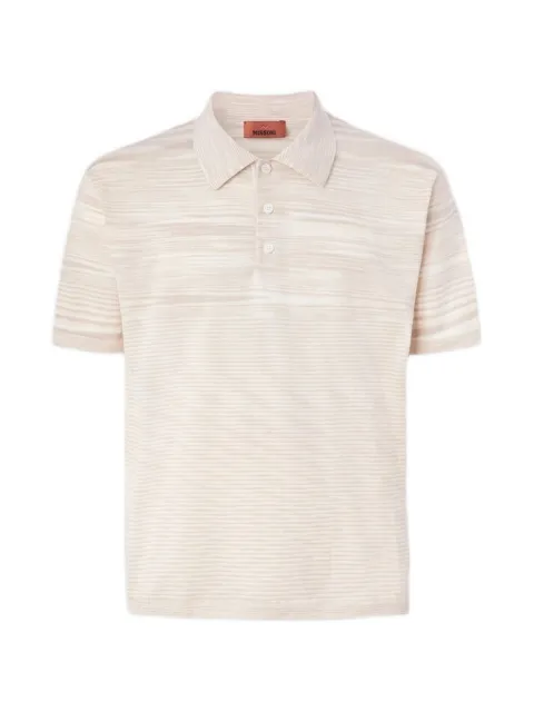 Missoni Fiamma mercerized cotton polo shirt