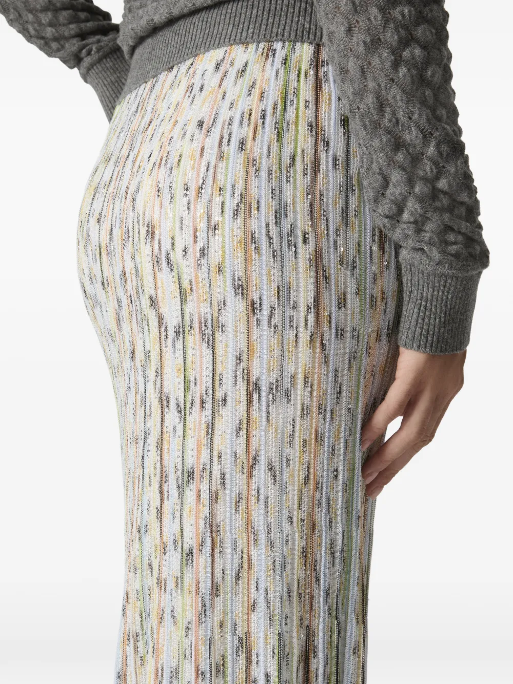 Missoni Maxi-rok verfraaid met pailletten Beige