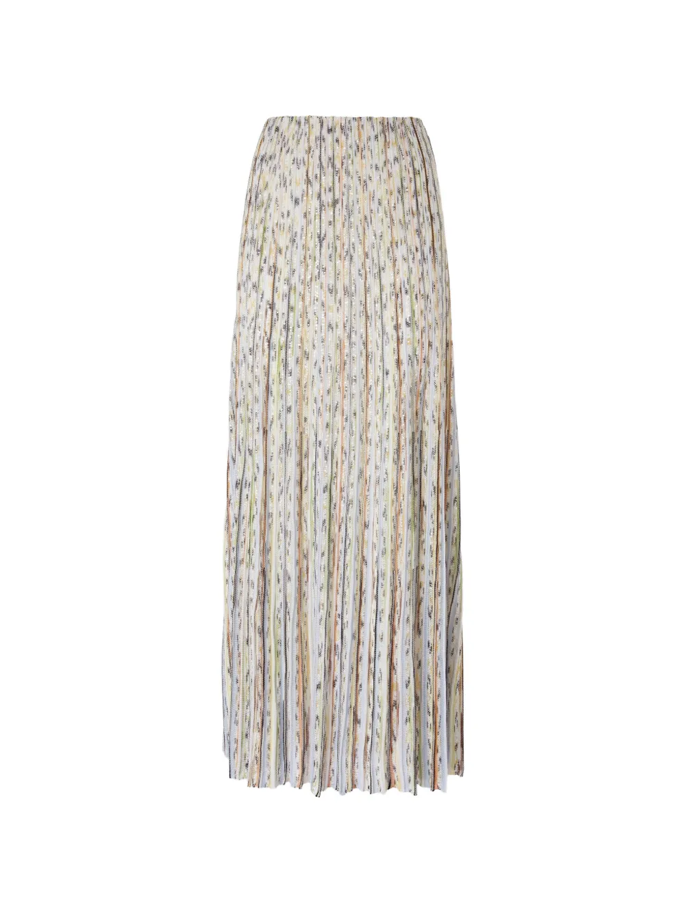 Missoni sequin-embellishment pleated maxi skirt - Toni neutri