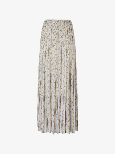 Missoni sequin-embellishment pleated maxi skirt