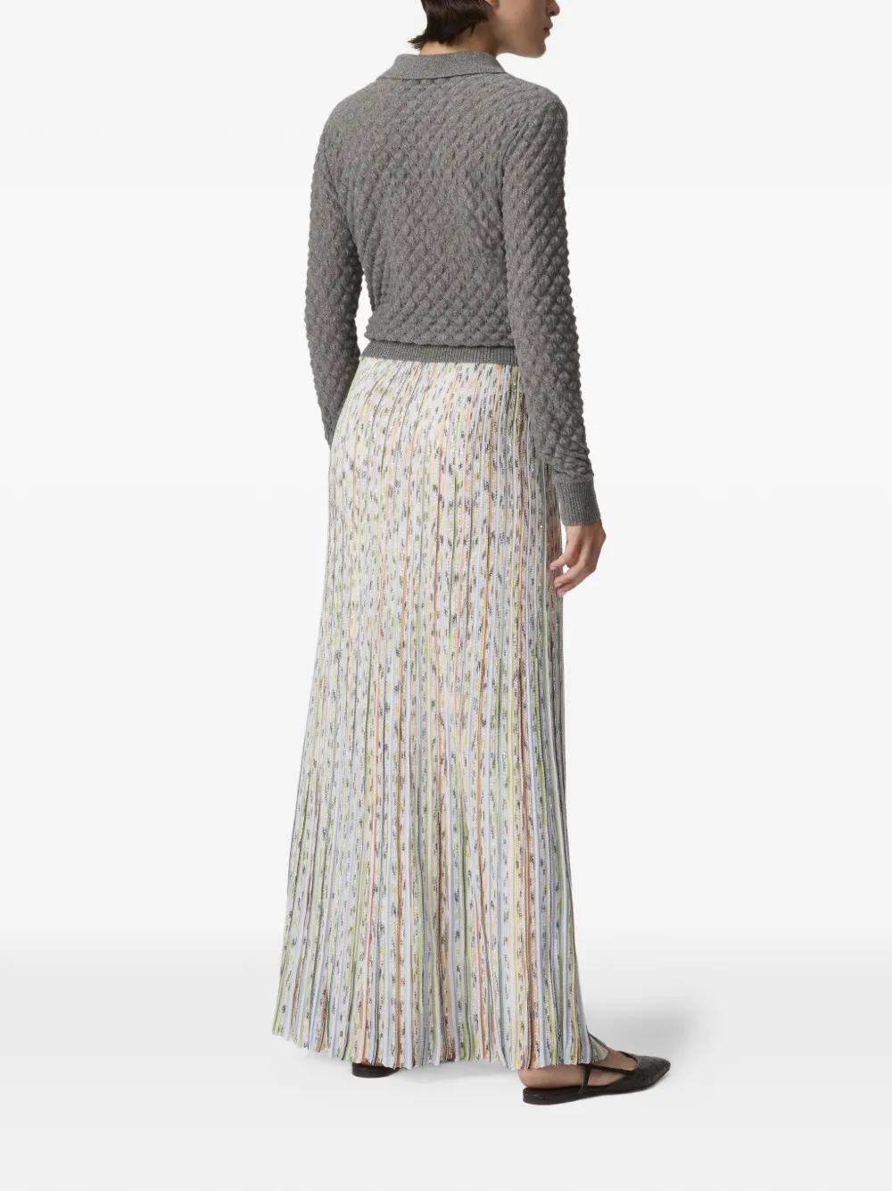 Missoni Maxi-rok verfraaid met pailletten Beige